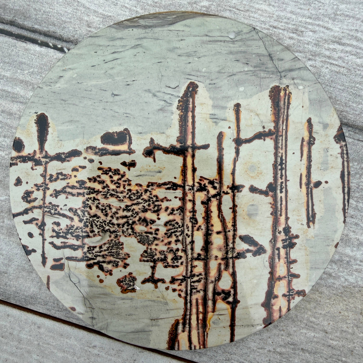 Wholesale Lot Natural Picture Jasper Slab with stand