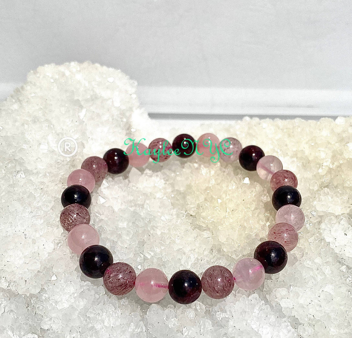 8mm Heart Chakra Natural Crystal Healing Stretch Bracelet