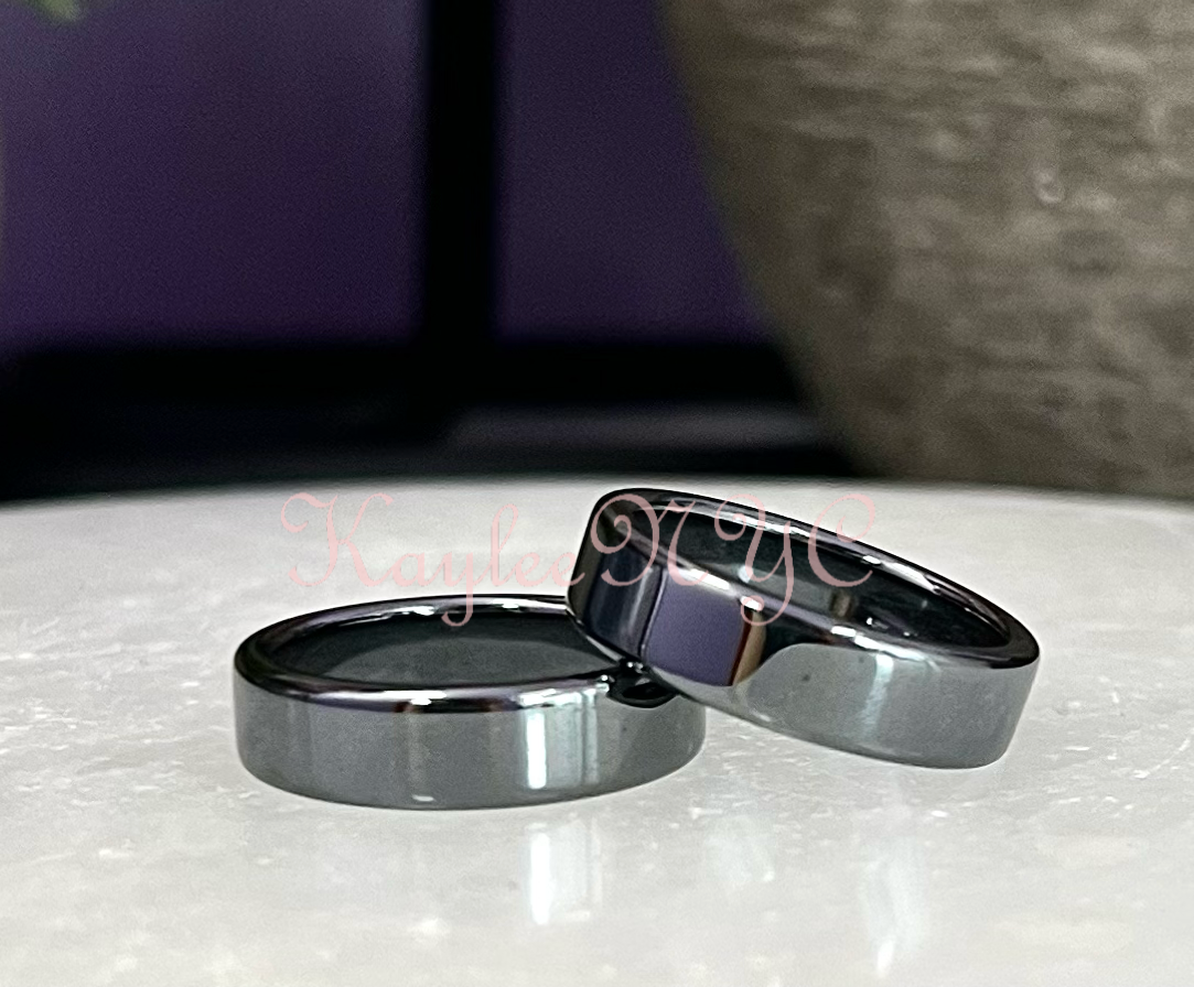 Wholesale Lot 100 pcs 6mm Natural Hematite Ring Crystal