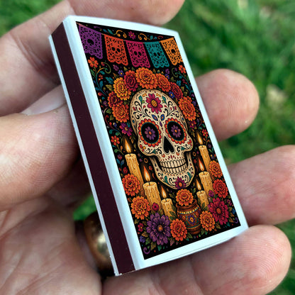 Matches • Halloween Day of the Dead Sugar Skull • Home Decor