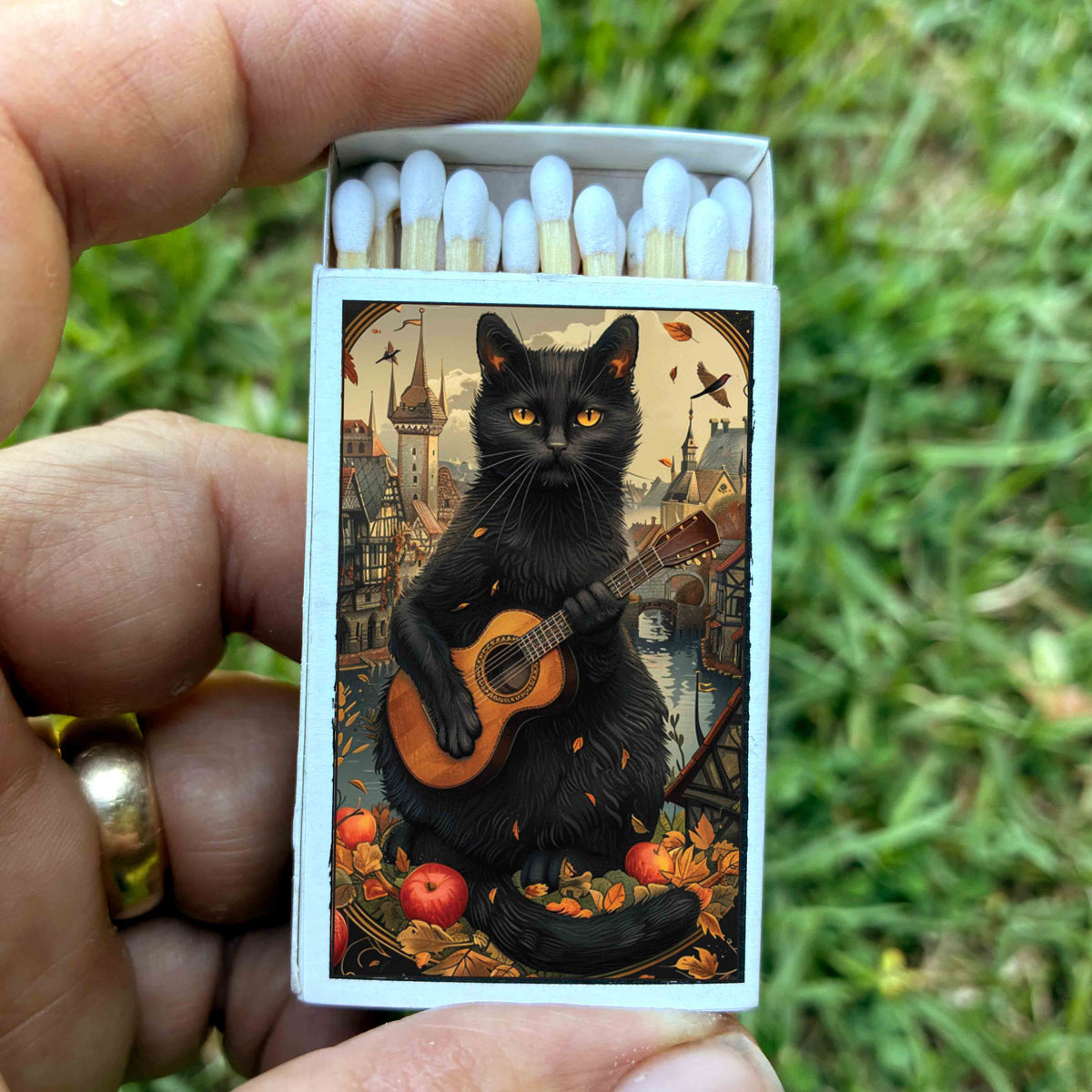 Matches • Halloween Black Cat • Home Decor for Candles