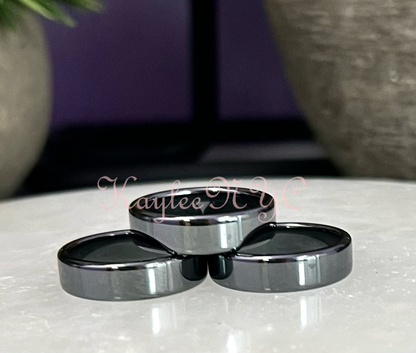 Wholesale Lot 100 pcs 6mm Natural Hematite Ring Crystal