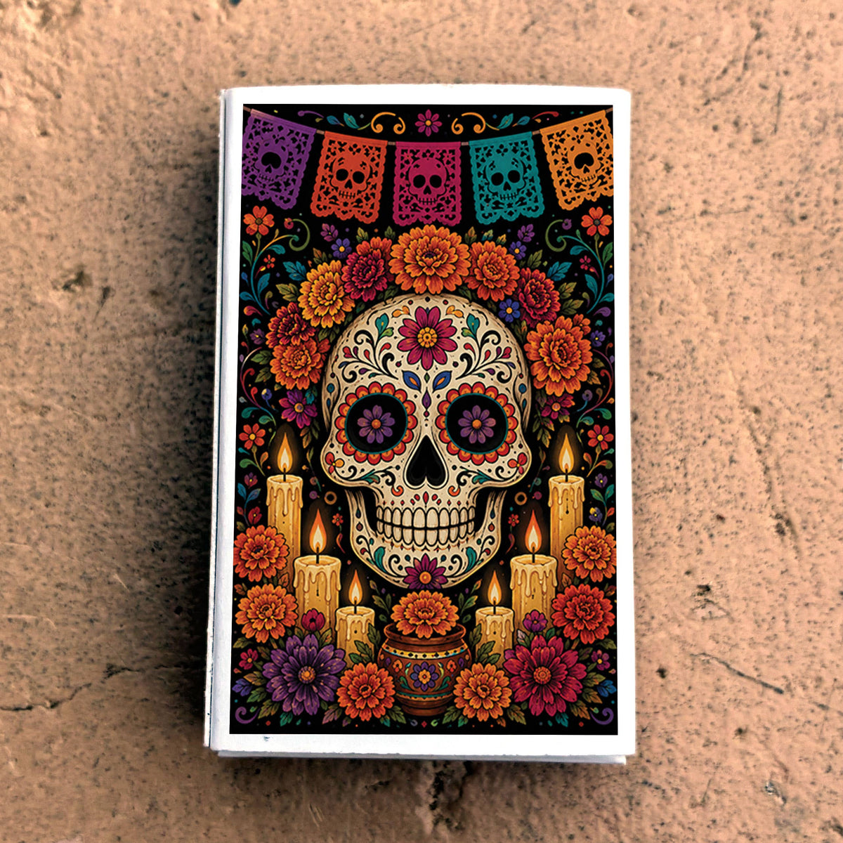 Matches • Halloween Day of the Dead Sugar Skull • Home Decor