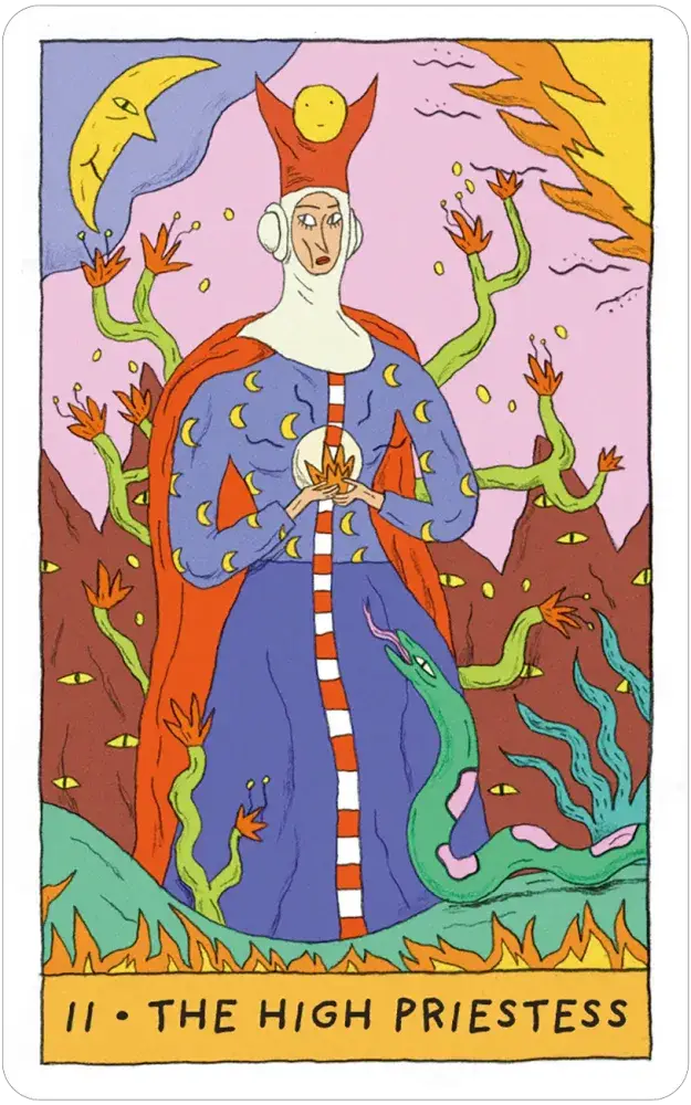 Whimsical Witch Tarot in a Tin