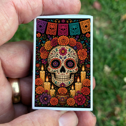 Matches • Halloween Day of the Dead Sugar Skull • Home Decor