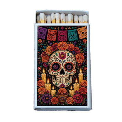 Matches • Halloween Day of the Dead Sugar Skull • Home Decor