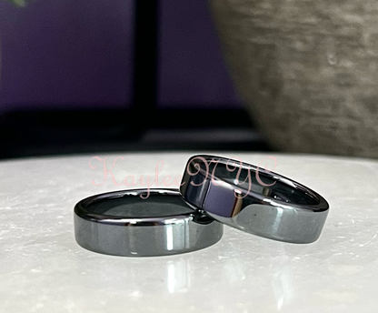 Wholesale Lot 100 pcs 6mm Natural Hematite Ring Crystal